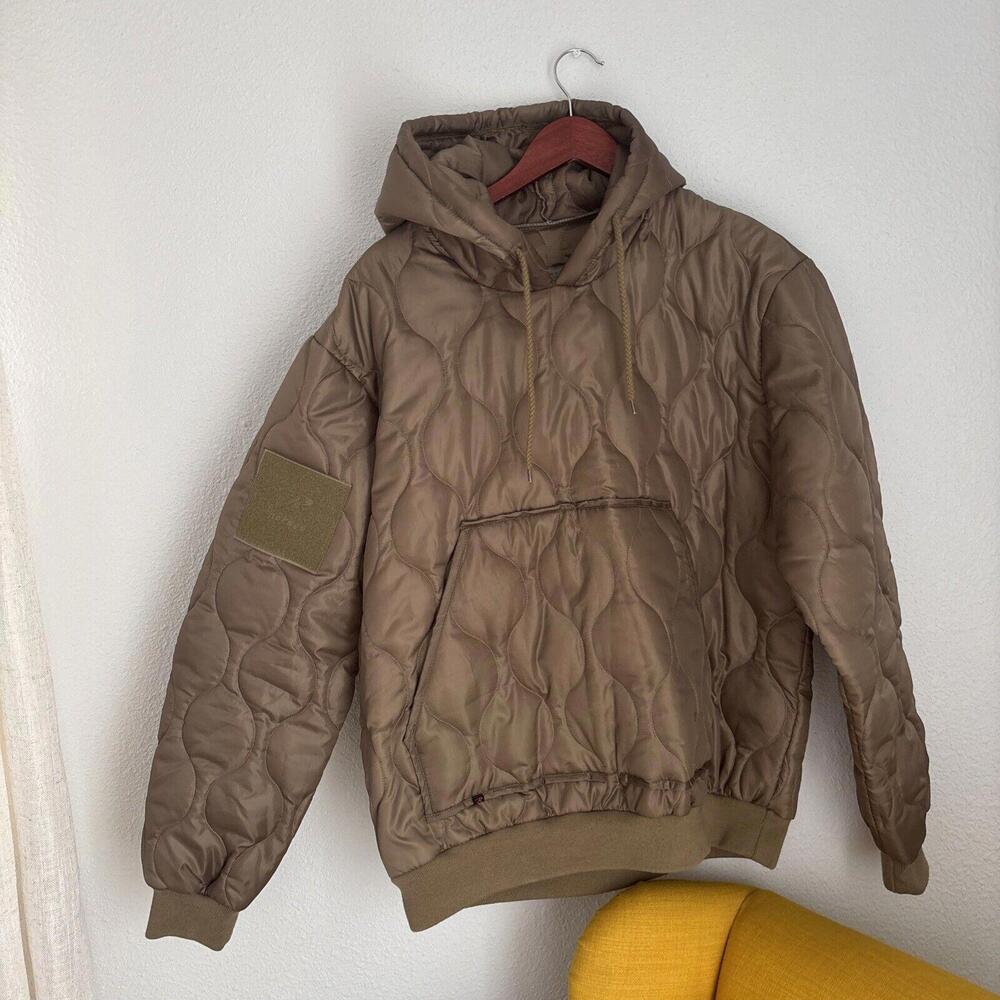 This is a modern Rothco quilted sweatshirt.